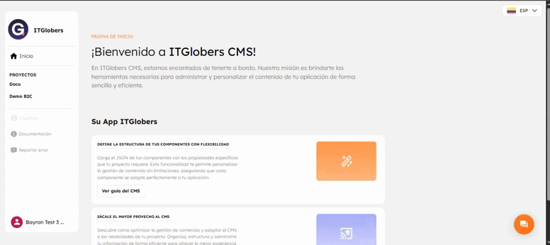 flujo edit de proyecto