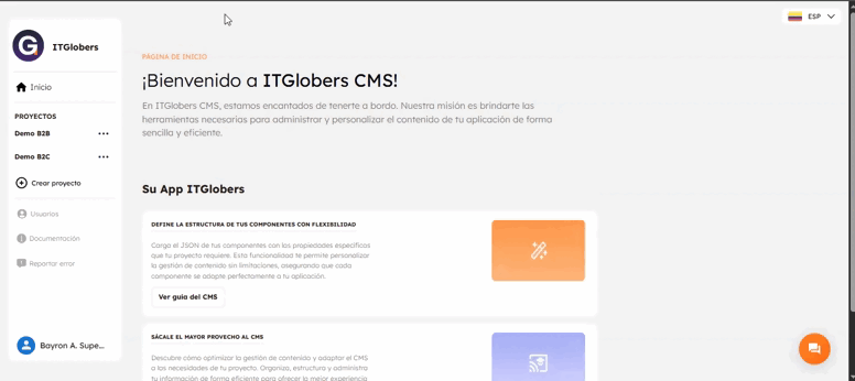 flujo superAdmin